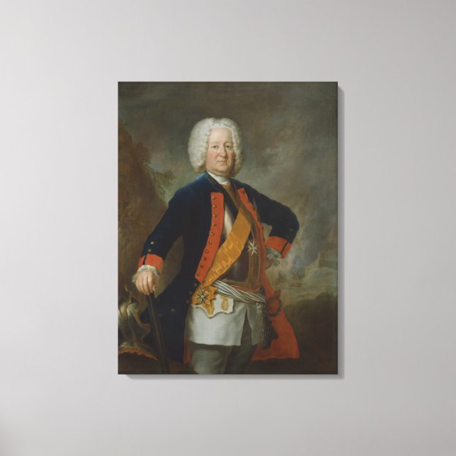 Lienzo Conde de mariscal de campo Finck von Finckenstein (Anverso)