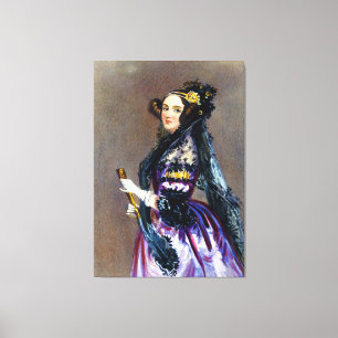 Lienzo Condesa de Lovelace de Ada King por Alfred Chalon