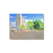 Conducción por la avenida Lincoln