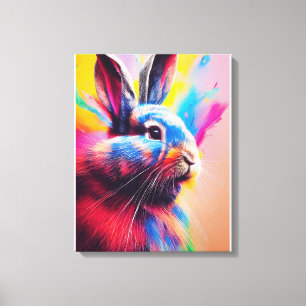 Lienzo Conejo Bunny Animal Discovery Adventure Nature