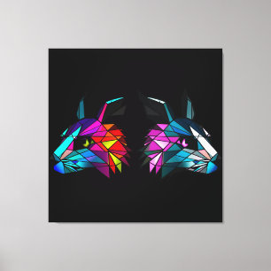 Lienzo Conejos vibrantes lanzan una manta Drawstring Bag 