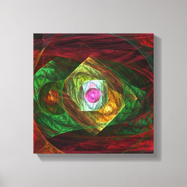 Lienzo Conexiones dinámicas Resumen negro y blanco (Anverso)