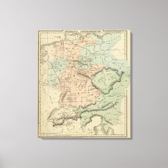 Lienzo Confederación Alemana (Anverso)