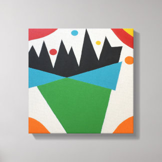 Lienzo Confetti Color Cone Abstract Print