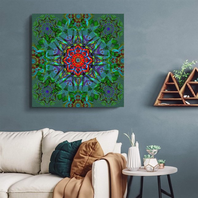 Lienzo Confianza textil mandala (Subido por el creador)