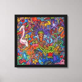 Lienzo Confusion By Squid Fear City (2.5)