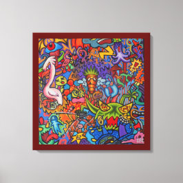 Lienzo Confusion By Squid Fear City (2.5)