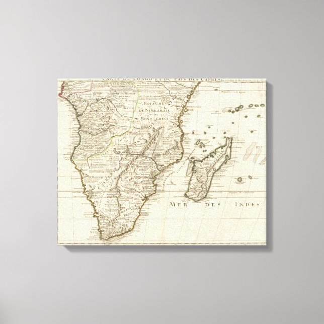 Lienzo Congo, África (Anverso)