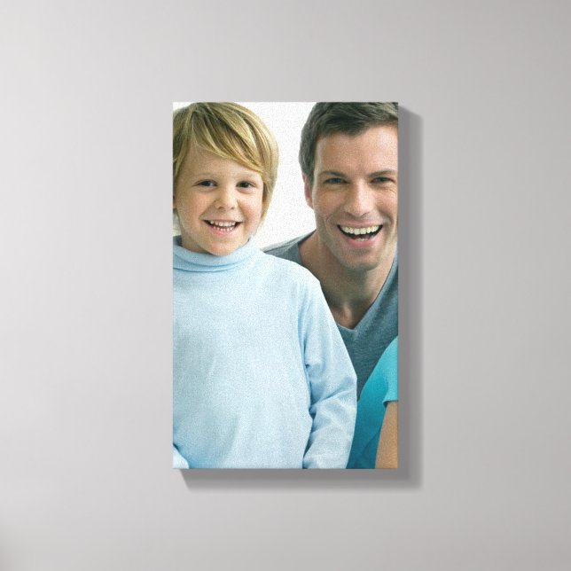 Lienzo Conjunto de fotos de familia I sobre canvas Wall A (Anverso)