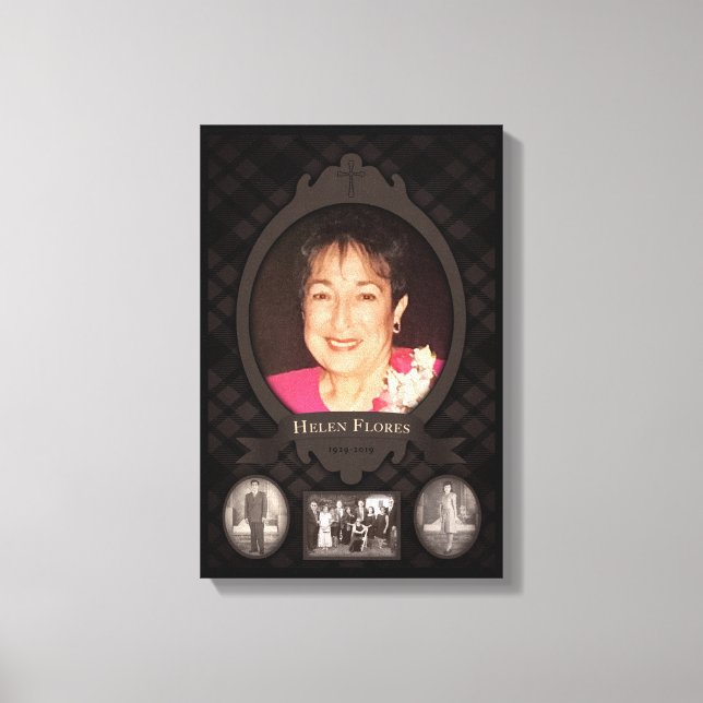 lienzo conmemorativo de la abuela (Anverso)