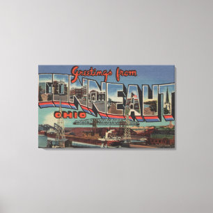 Lienzo Conneaut, Ohio - escenas grandes de la letra