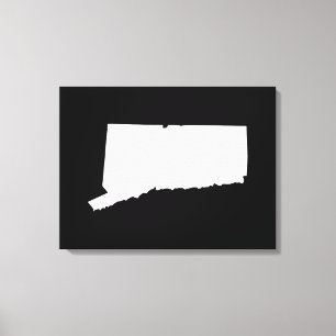 Lienzo Connecticut en Blanco y Negro