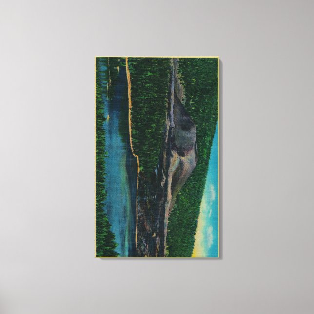 Lienzo Cono de Caza en el Parque Nacional Volcánico de La (Anverso)