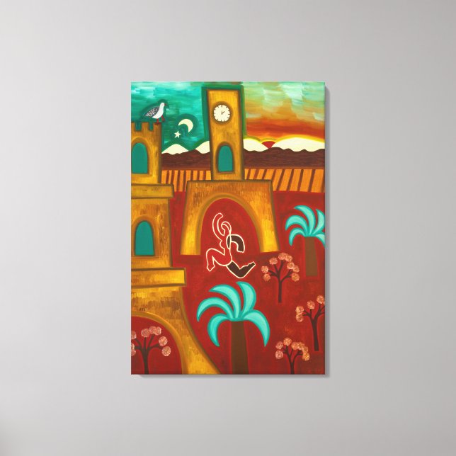 Lienzo Conquistando el Castillo 2010 (Anverso)