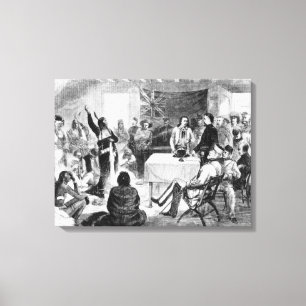 Lienzo Consejo de Toros de Sesión, 1877