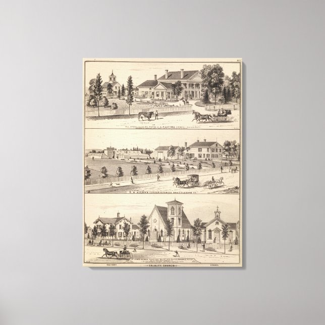 Lienzo conservatorios y escuelas (Anverso)