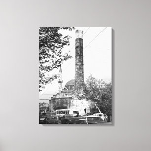 Lienzo Constantina de columna de Estambul de Turquía vint