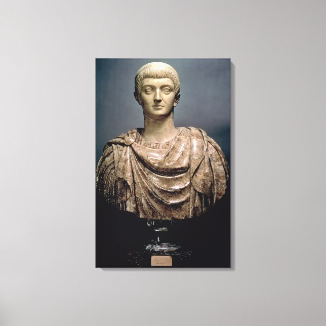 Lienzo Constantine I (c.274-337) c.350 AD (mármol) (Anverso)