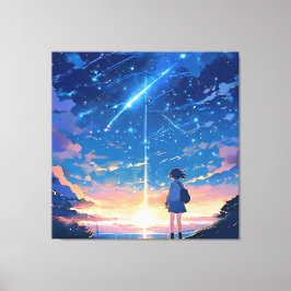 Lienzo constelación con estrellas de tiro