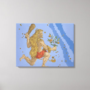 Lienzo Constelación de la piel del león de Hércules, d