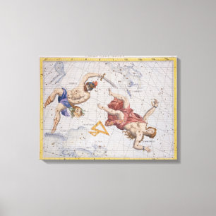 Lienzo Constelación de Perseus y de Andromeda, de 'Atla