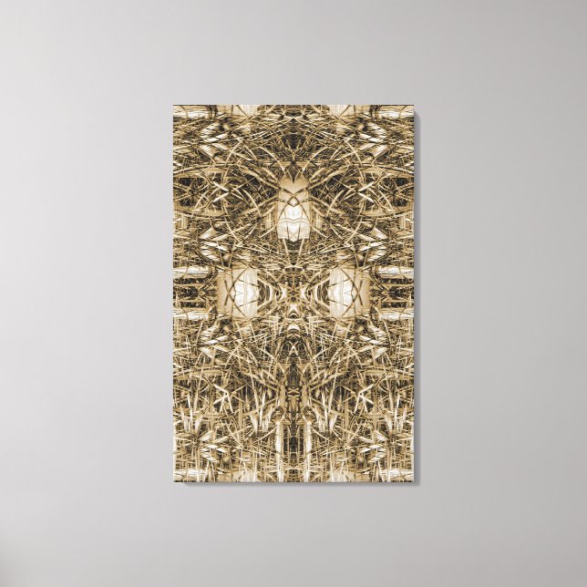 Lienzo Construcción abstracta de fantasía (Anverso)