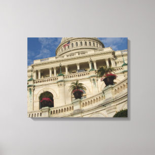 LIENZO CONSTRUCCIÓN DE CAPITOL DE LOS ESTADOS UNIDOS