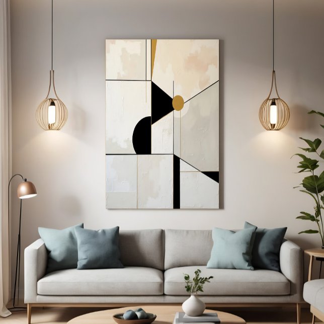 Lienzo Constructivismo Contemporáneo Abstracción Dinámica (Subido por el creador)