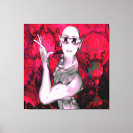 Lienzo Contacto de Alien