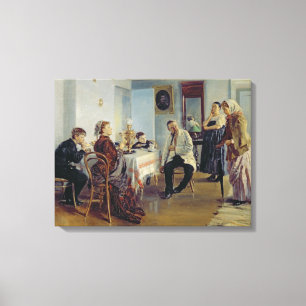 Lienzo Contratación de una empleada doméstica, 1891-92