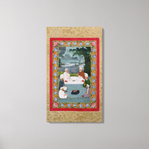 Lienzo Conversación mística entre los jeques del Sufic