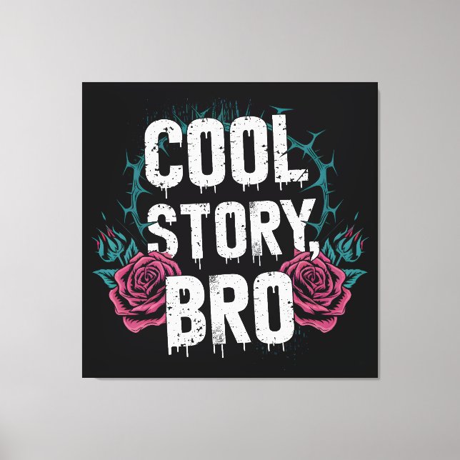 Lienzo Cool Story Bro (Anverso)