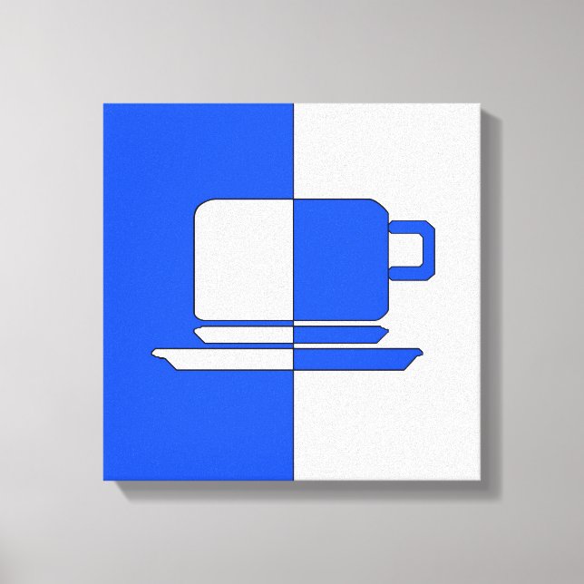 Lienzo Copa Ashton Blue y White (Anverso)