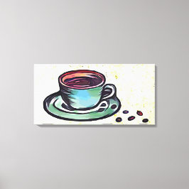 Lienzo Copa de café