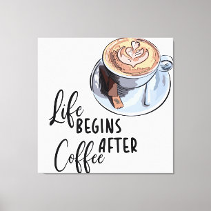 Lienzo Copa de capuchino