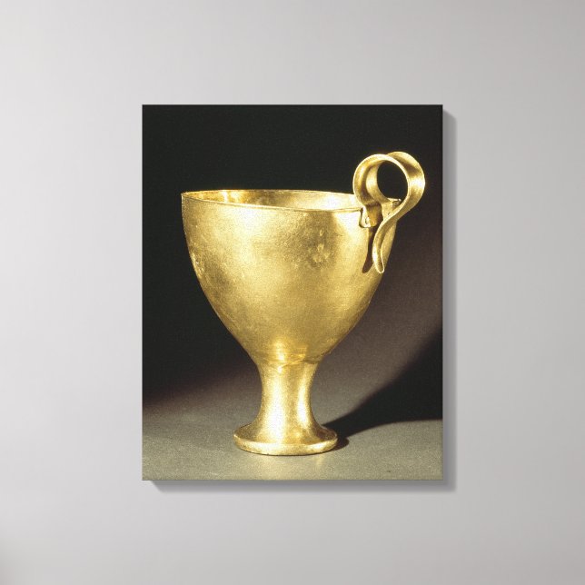 Lienzo Copa de Shaft Grave IV, Mycenae (Anverso)