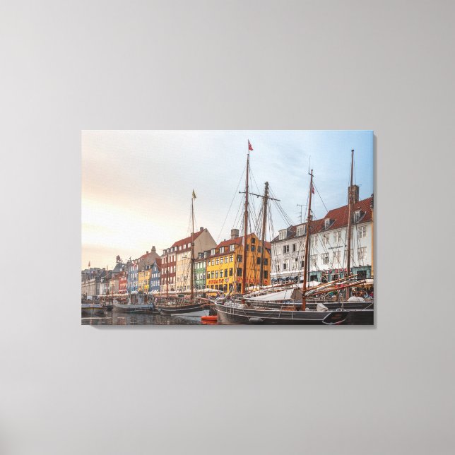 Lienzo Copenhague Dinamarca (Anverso)