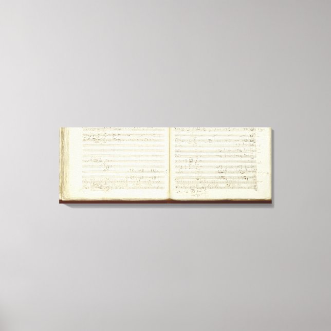 Lienzo Copia automática de 'La flauta mágica' (Anverso)