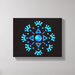 Lienzo Copo de Nieve de Cristal