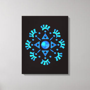 Lienzo Copo de Nieve de Cristal