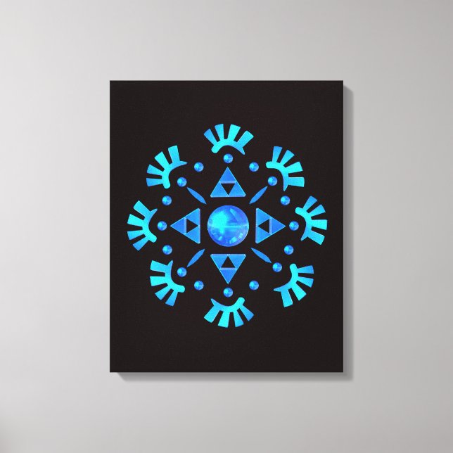 Lienzo Copo de Nieve de Cristal (Anverso)