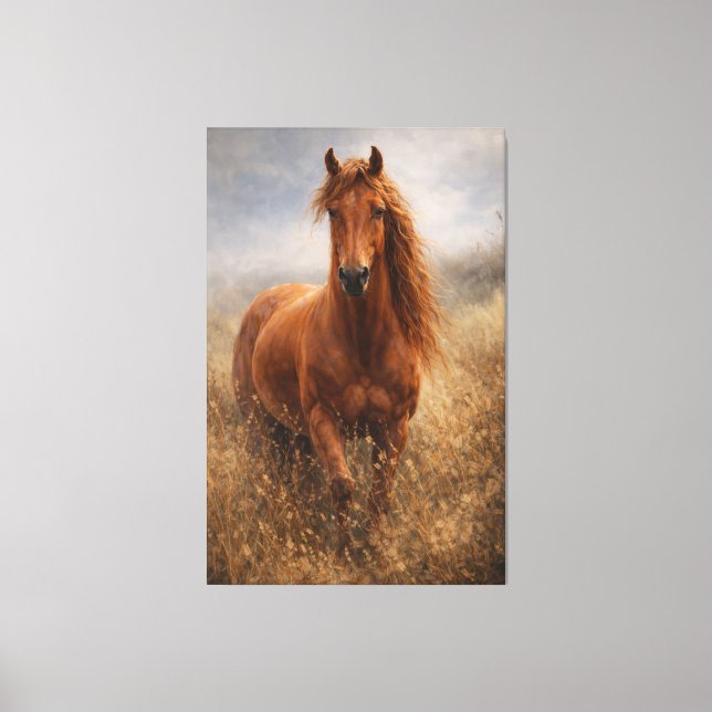 Lienzo Copper Spirit | Chestnut Horse | Stretched Canvas (Anverso)