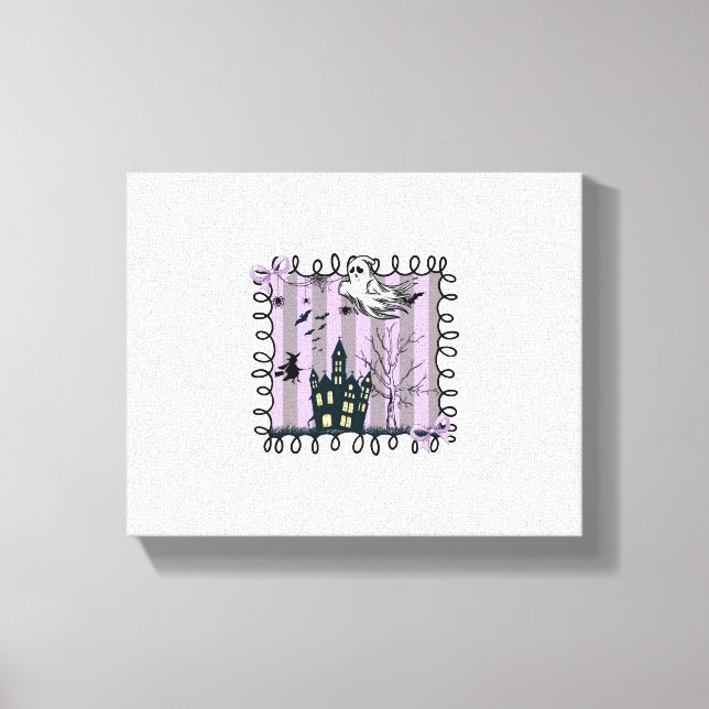 Lienzo Coquette Halloween irlandés (Anverso)