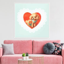 Coquette Pastel Retro Vintage Bebé Animales Perro