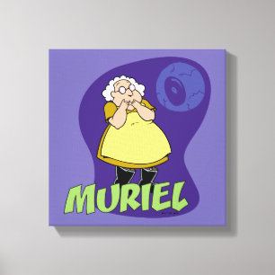 Lienzo Coraje al perro cobarde   Muriel Graphic
