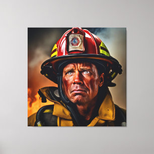 Lienzo Coraje en el Inferno