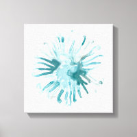 Coral acuarela - Azul 2