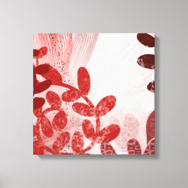 Lienzo Coral Canopy – Abstract Floral Motion Art Print
