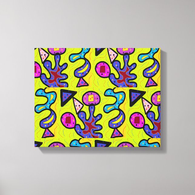 Lienzo Corales artísticos (Anverso)