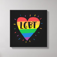 Corazón arcoiris LGBT